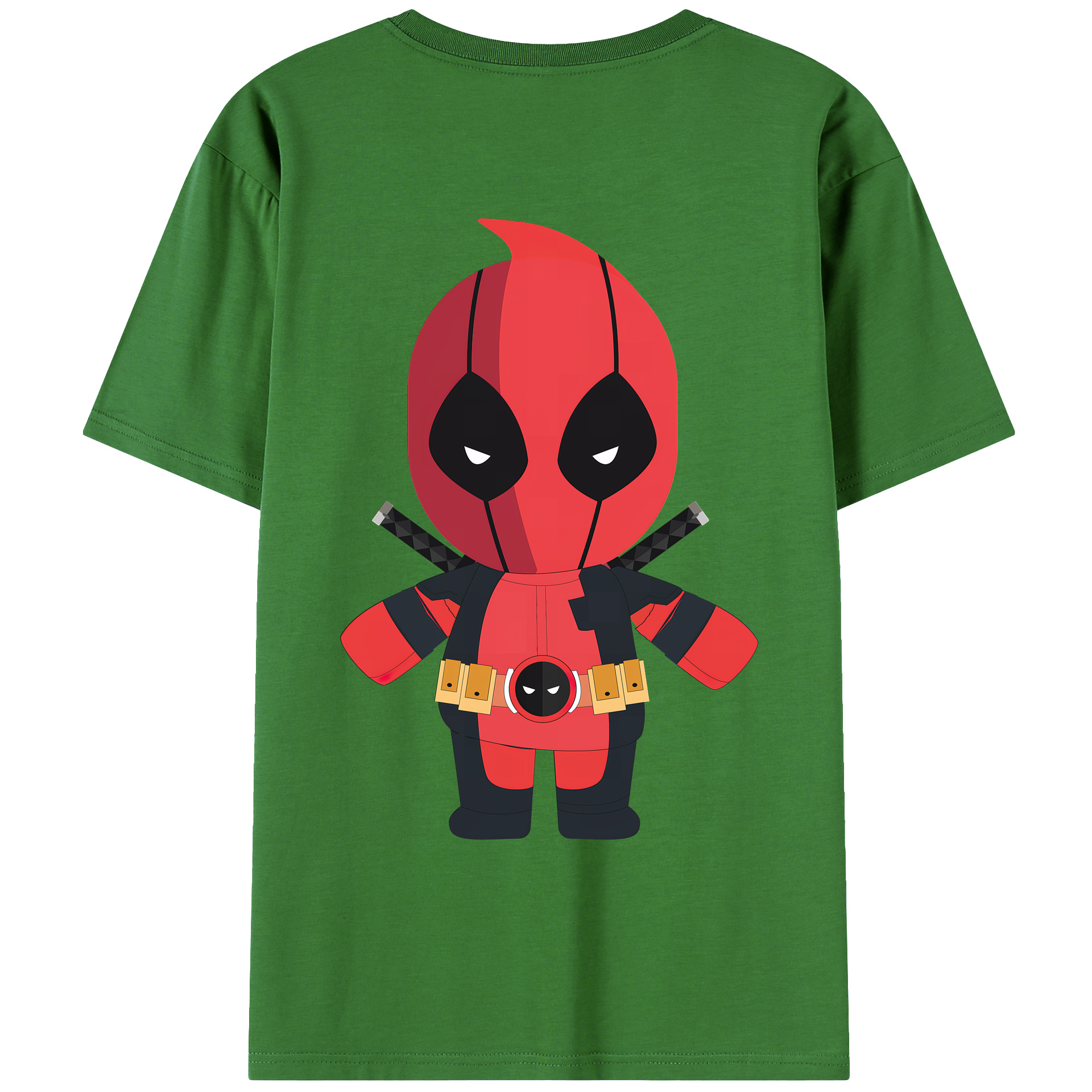 （画像用） Deadpool デッドプール レディース半袖Tシャツ(バックプリント)